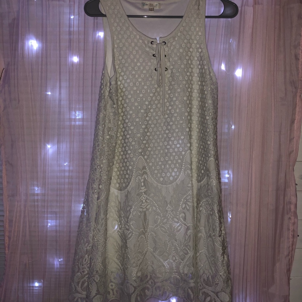 Super cute lace white dress